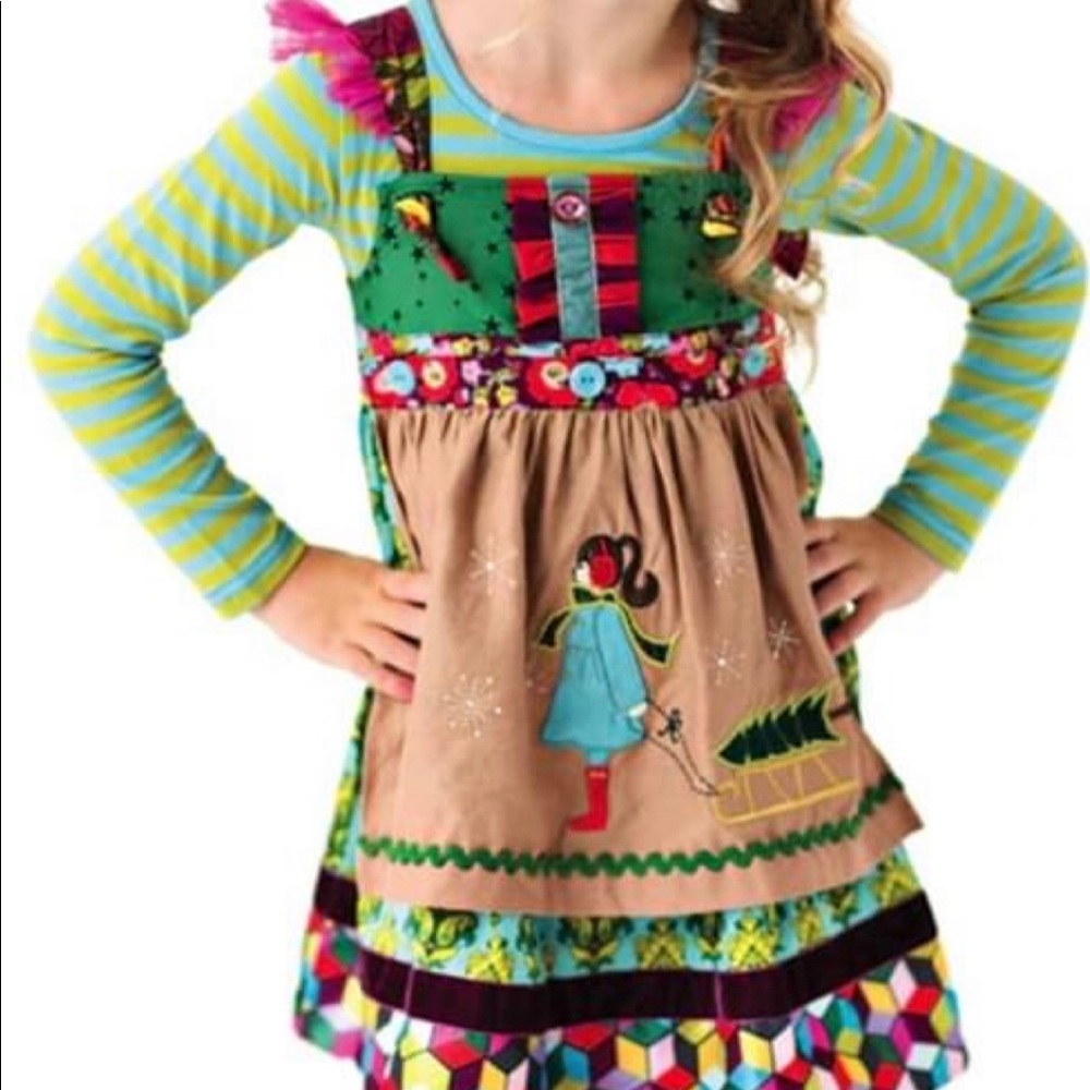 Matilda Jane Sz 4 Wonderful Winter Dress Set